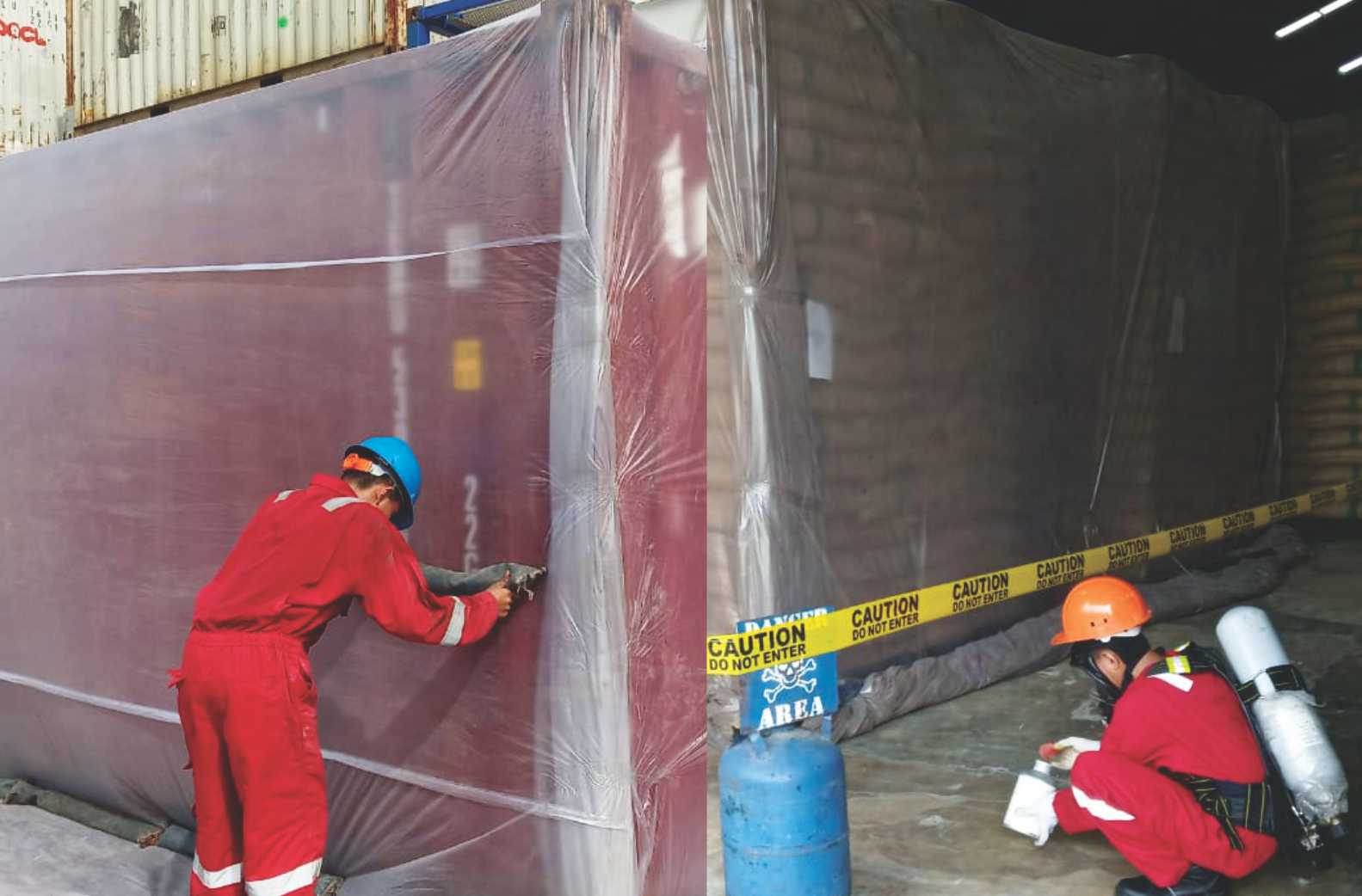 Home fumigasi karfantina depan