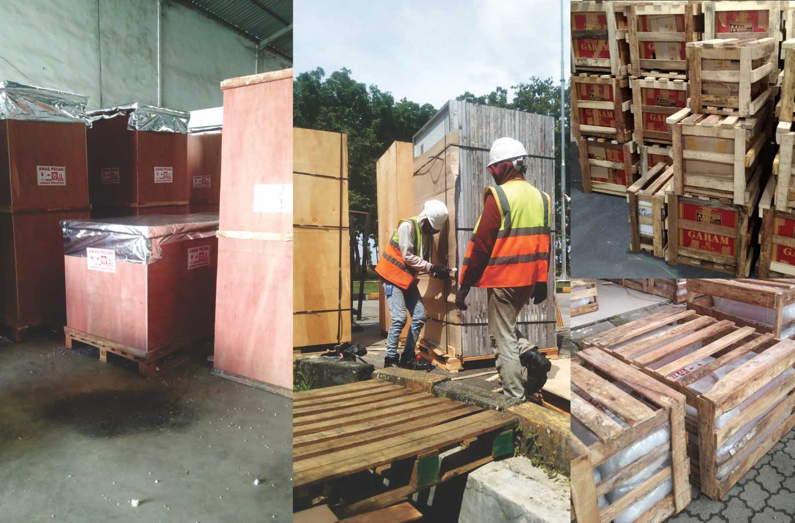 Home kemasan industri depan