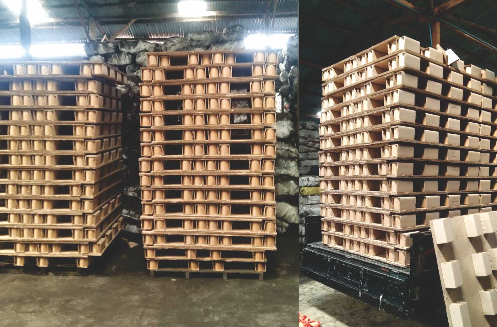 Home palet kertas depan